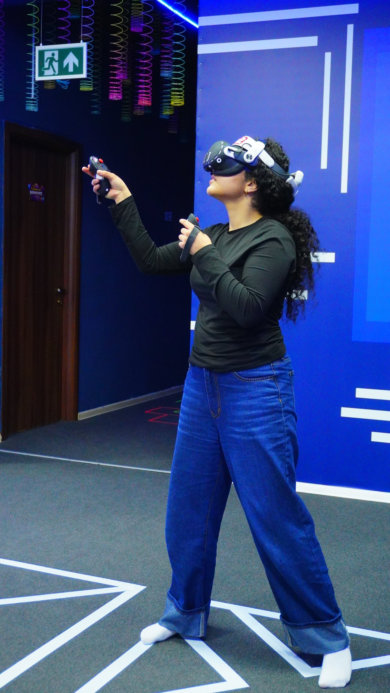 Moment din timpul jocului VR Another World